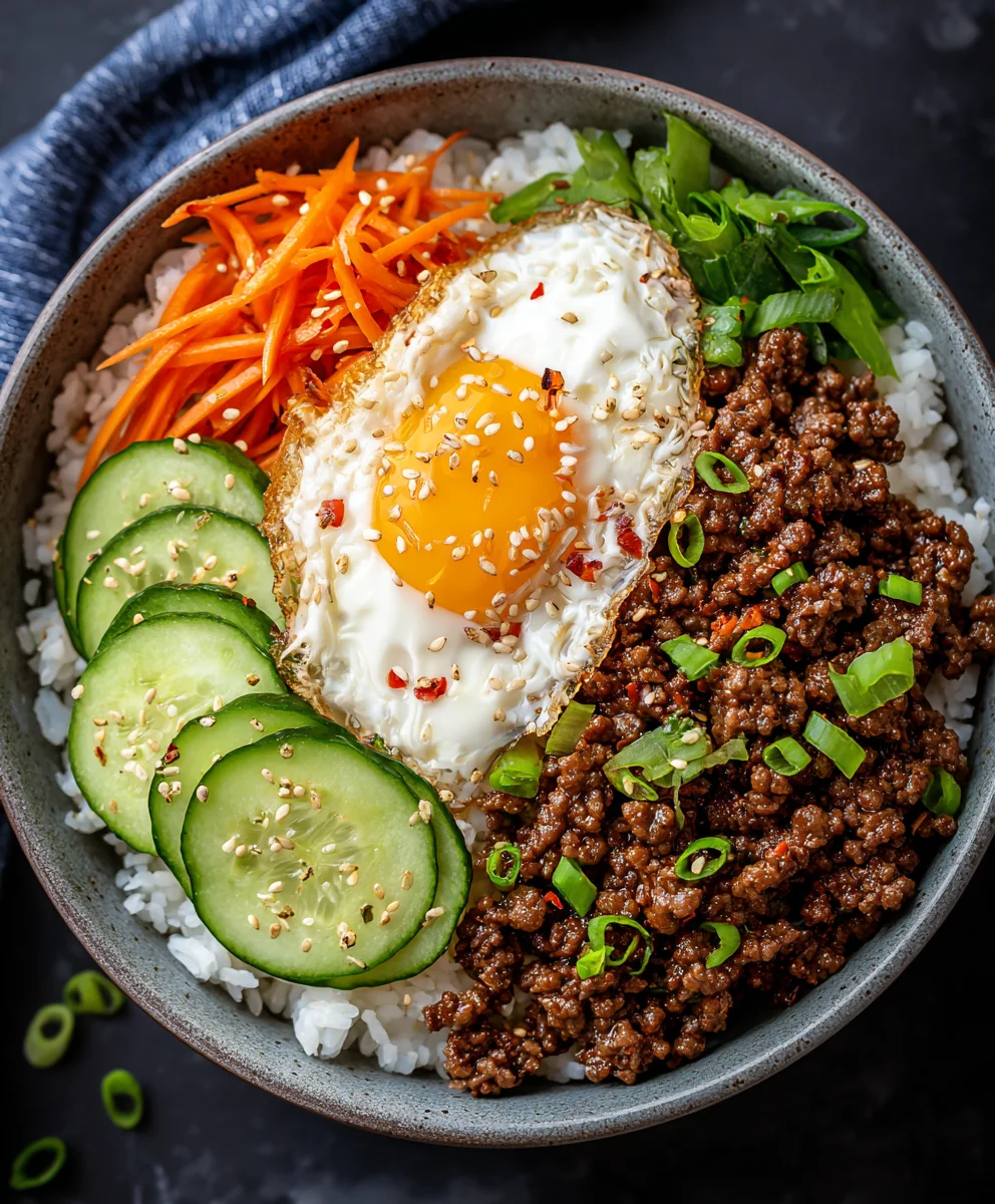 Easy Korean Ground Beef Bowl - Better Than Takeout