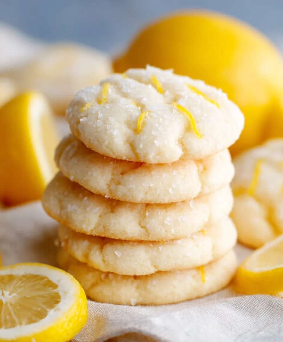 Zesty Lemon Sugar Cookies- Easy & Delicious Recipe