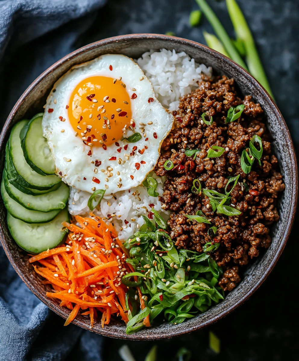 Easy Korean Ground Beef Bowl - Better Than Takeout