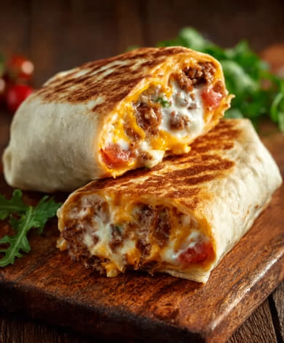 Grilled Cheese Burrito Recipe- Easy & Delicious