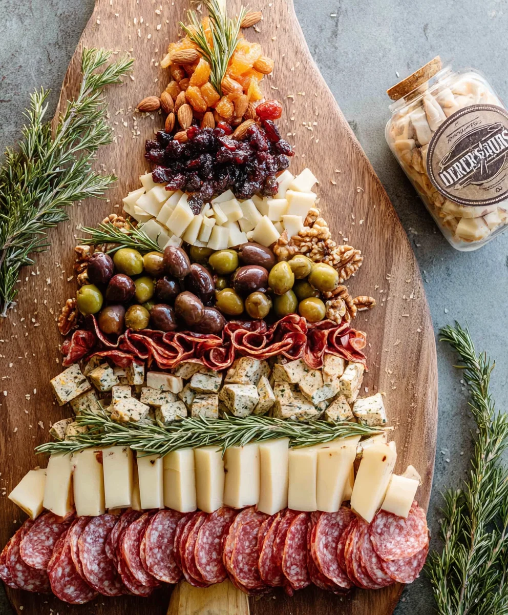 Easy Christmas Tree Charcuterie Board Recipe