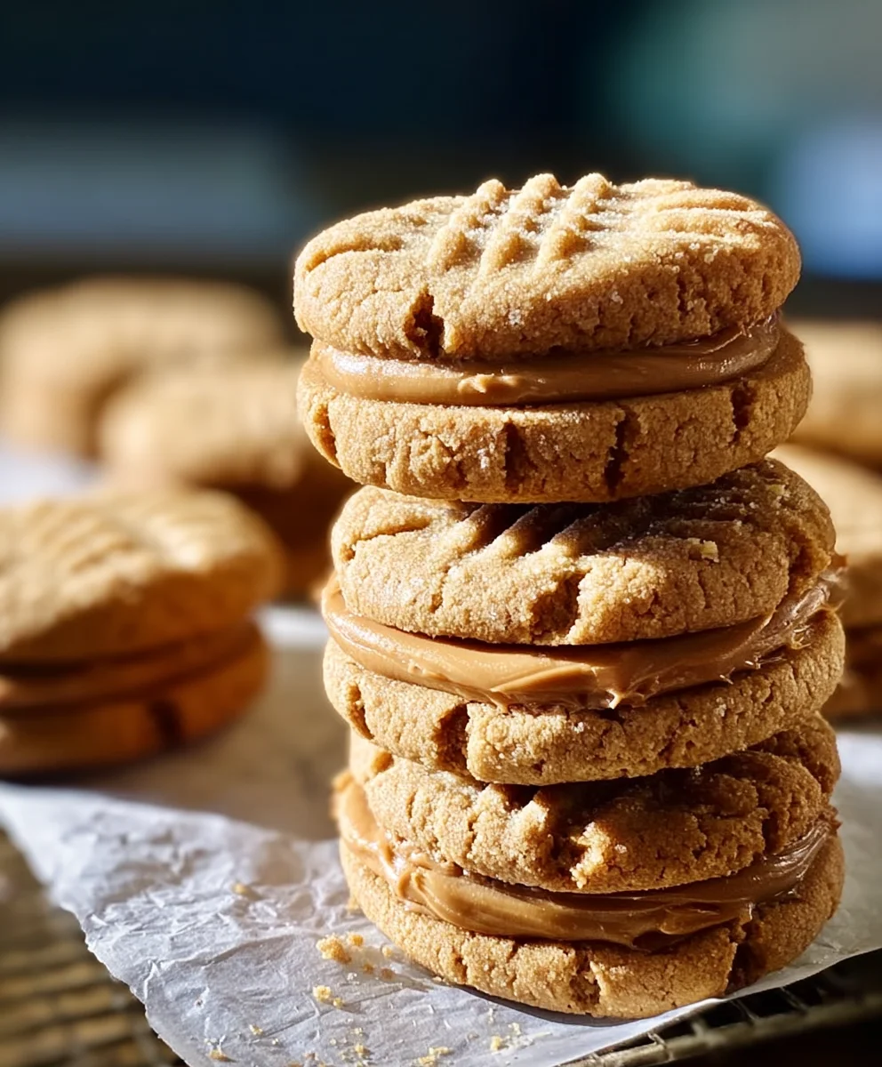 Easy Peanut Butter Sandwich Cookies Recipe