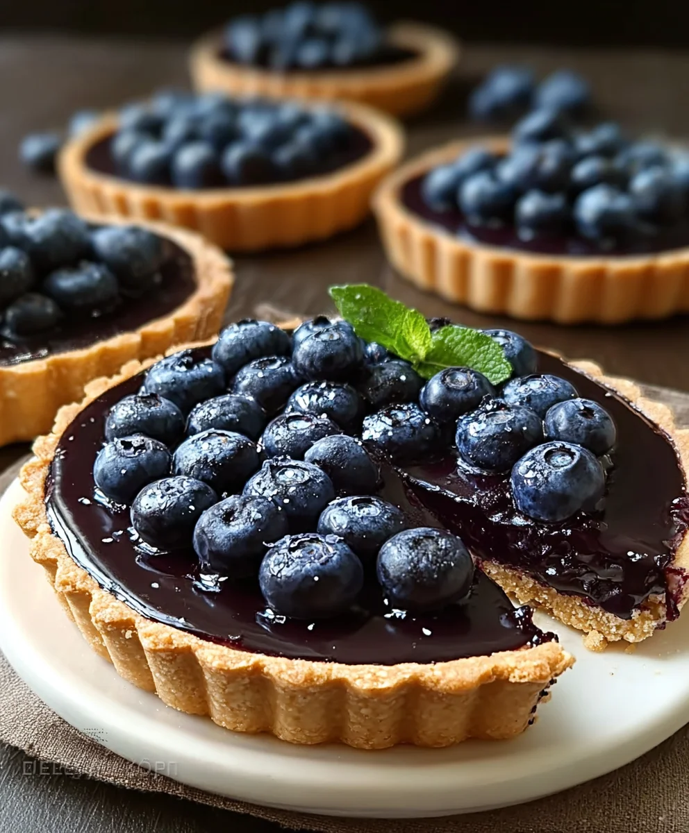 Blueberry Ganache Tart-Decadent Dessert Recipe