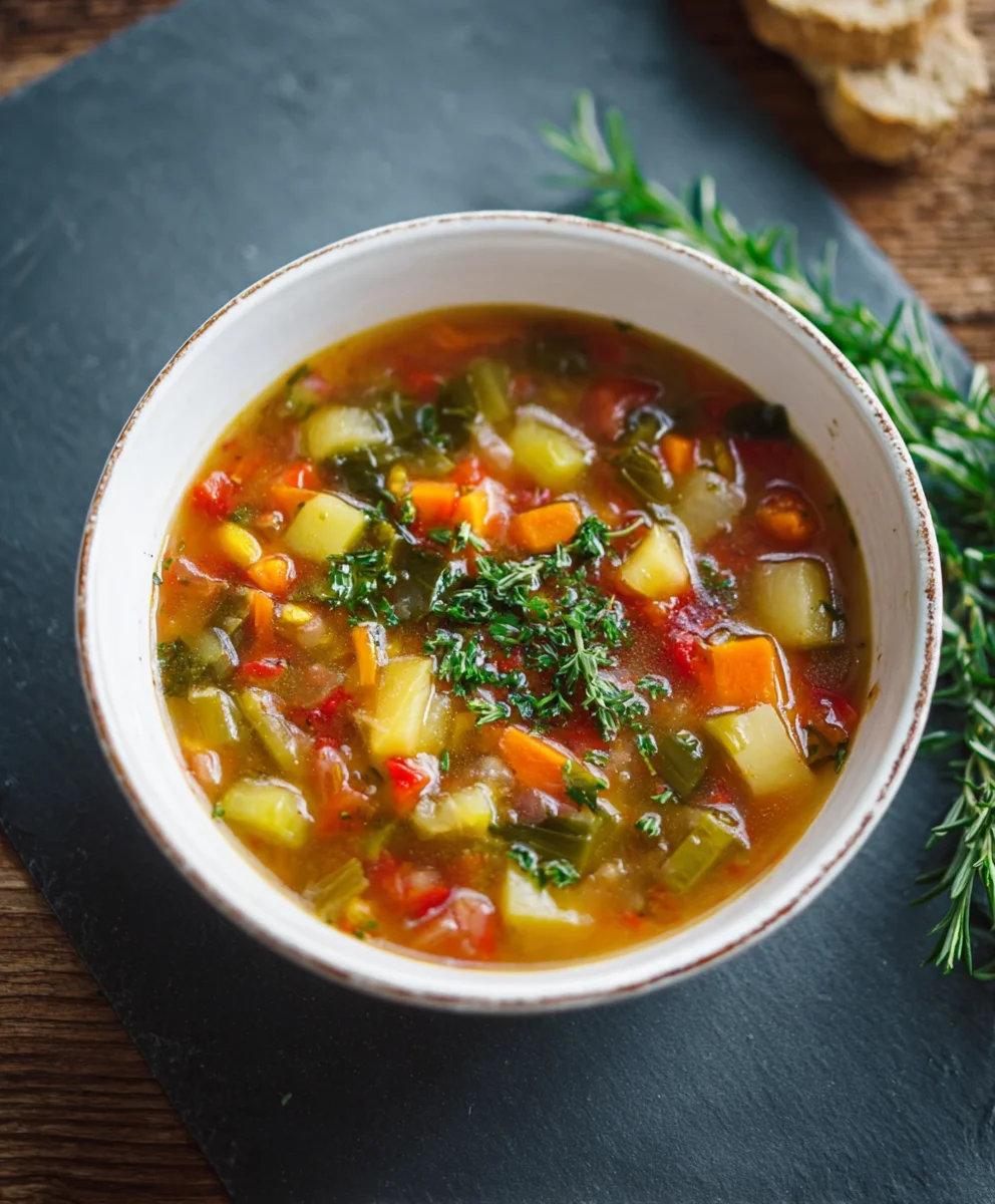 Hearty Vegetable Soup - Easy & Delicious Recipe