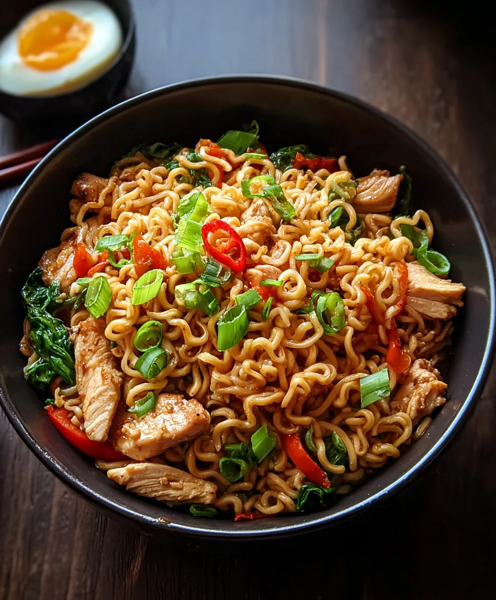 Easy Chicken Ramen Stir Fry Recipe