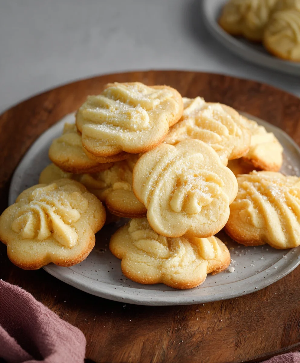 Melt-in-Your-Mouth Danish Butter Cookies
