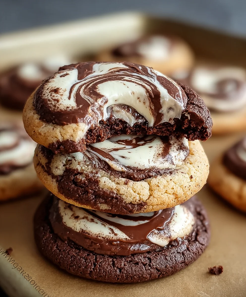 Marshmallow Swirl Cookies- Easy & Delicious Recipe