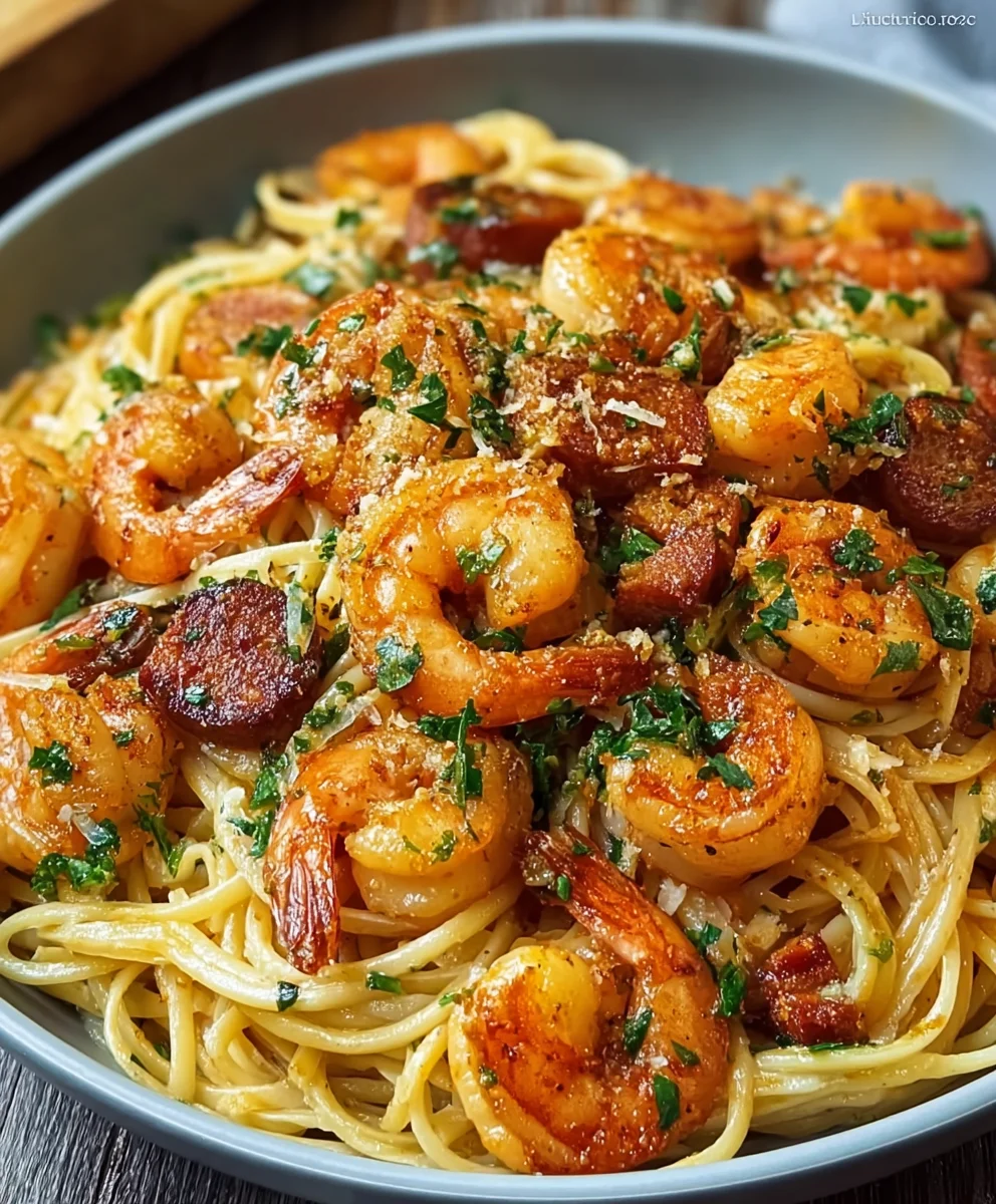 Spicy Cajun Shrimp Pasta - Quick & Easy Dinner