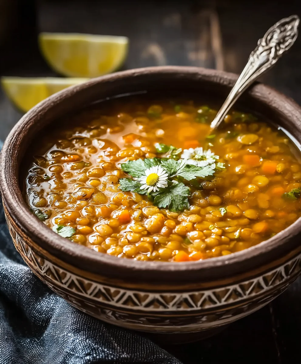 Hearty Mexican Lentil Soup - Easy & Delicious