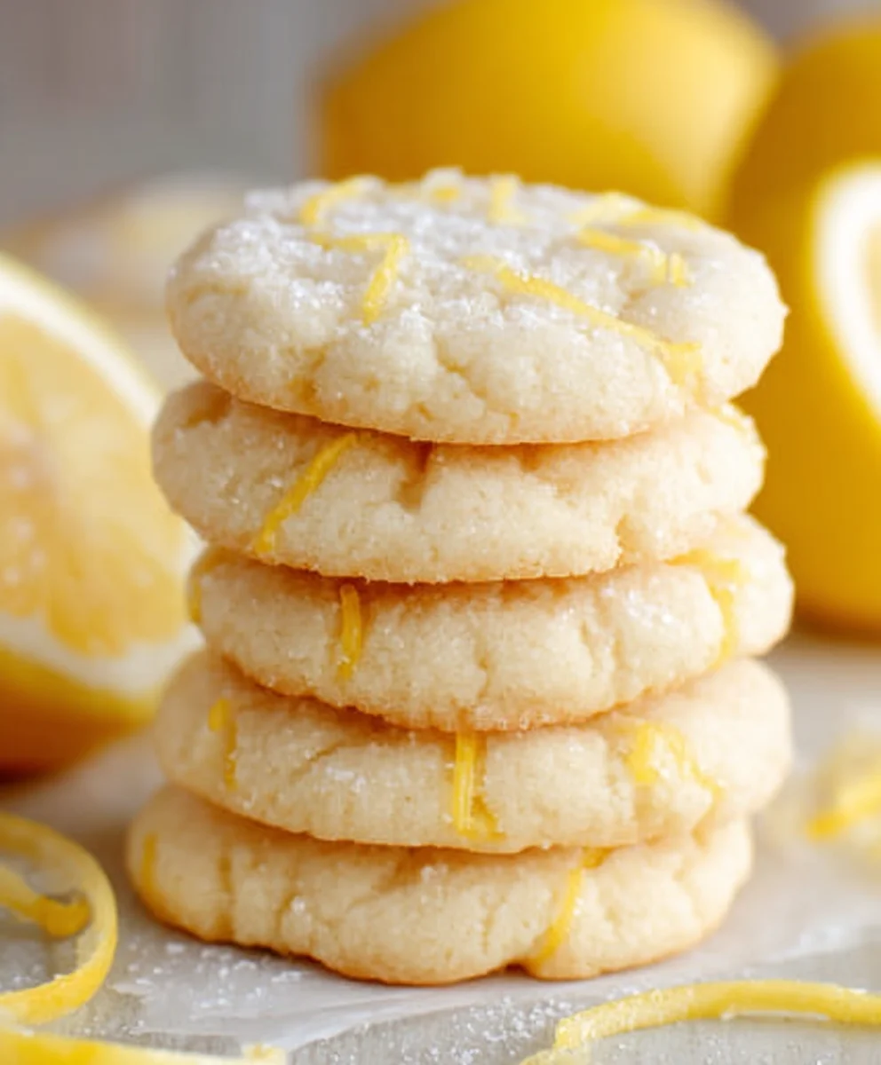 Zesty Lemon Sugar Cookies- Easy & Delicious Recipe