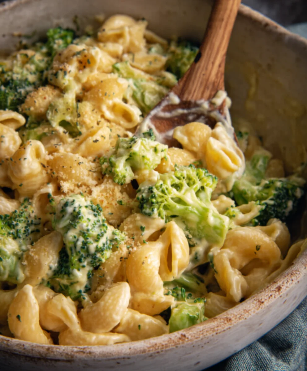 Healthy Broccoli Mac and Cheese- One Pot Wonder