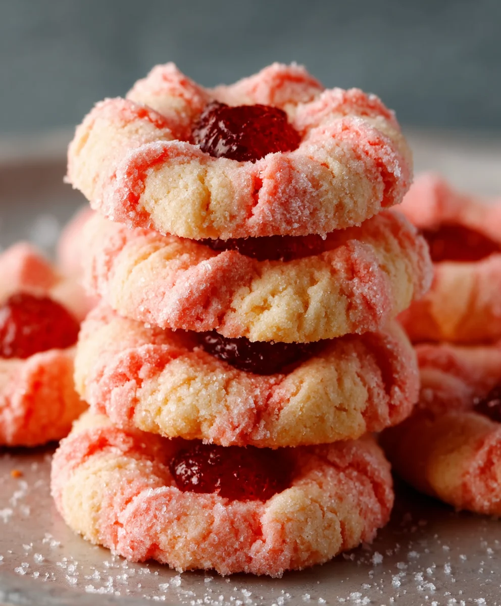 Strawberry Kiss Cookies - Easy & Delicious Recipe