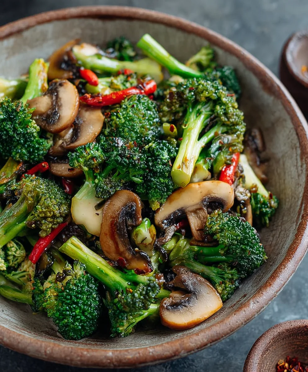 Easy Broccoli Mushroom Beef Stir Fry - Quick Meal