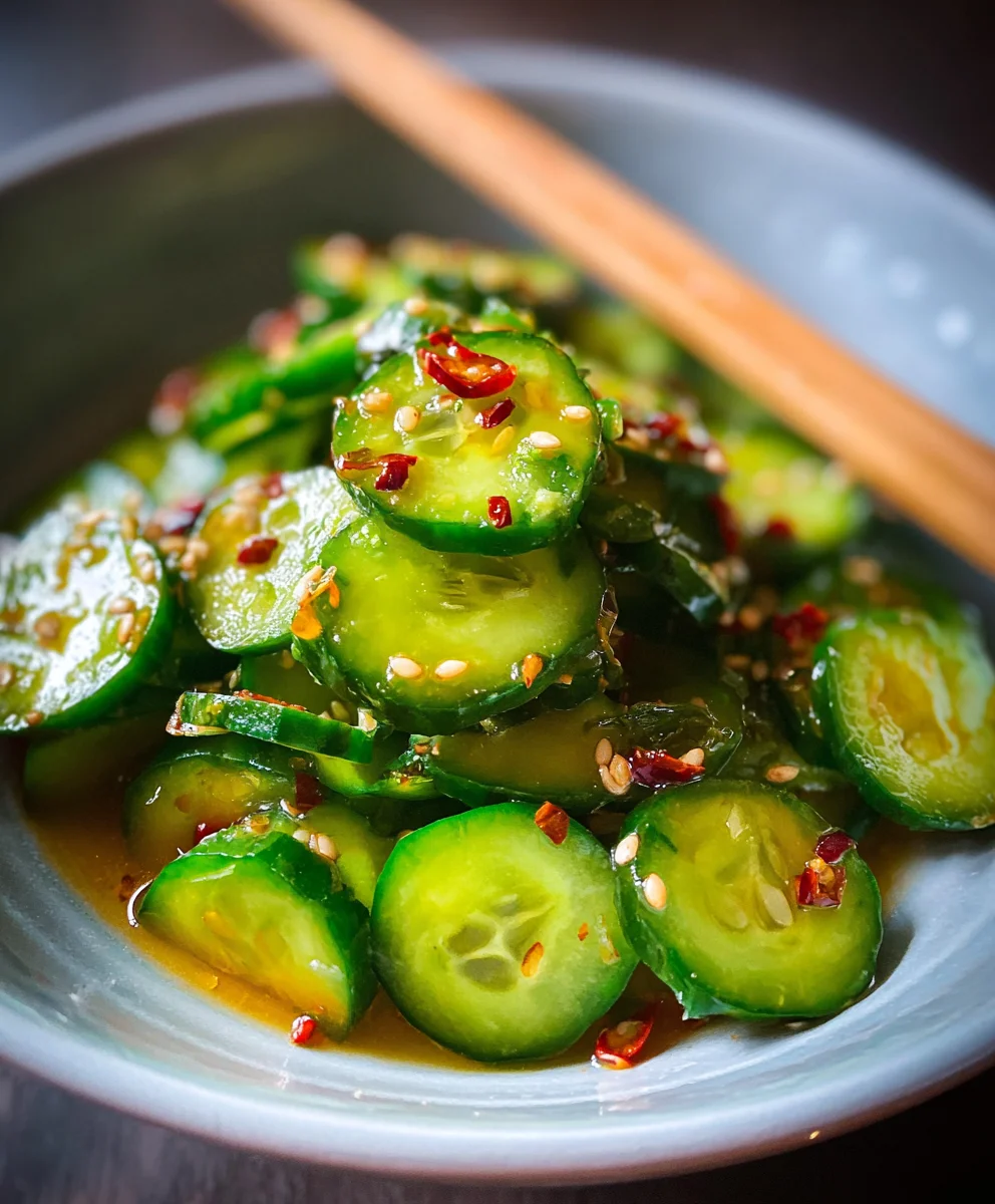 Easy Asian Cucumber Salad - Quick Refreshing Side