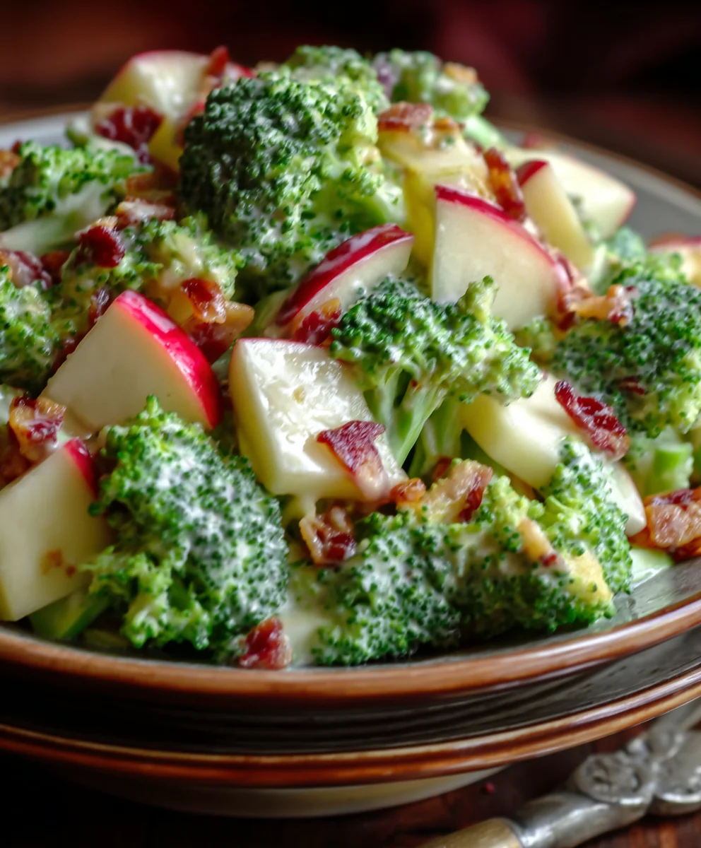 Honeycrisp Apple Broccoli Salad - Easy & Delicious