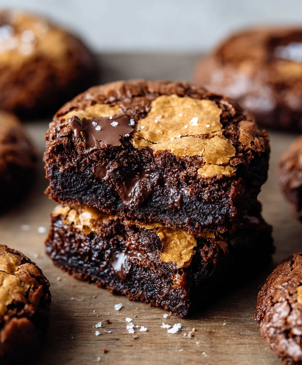 Fudgy Chewy Brownies-Cookies Deliciously Easy