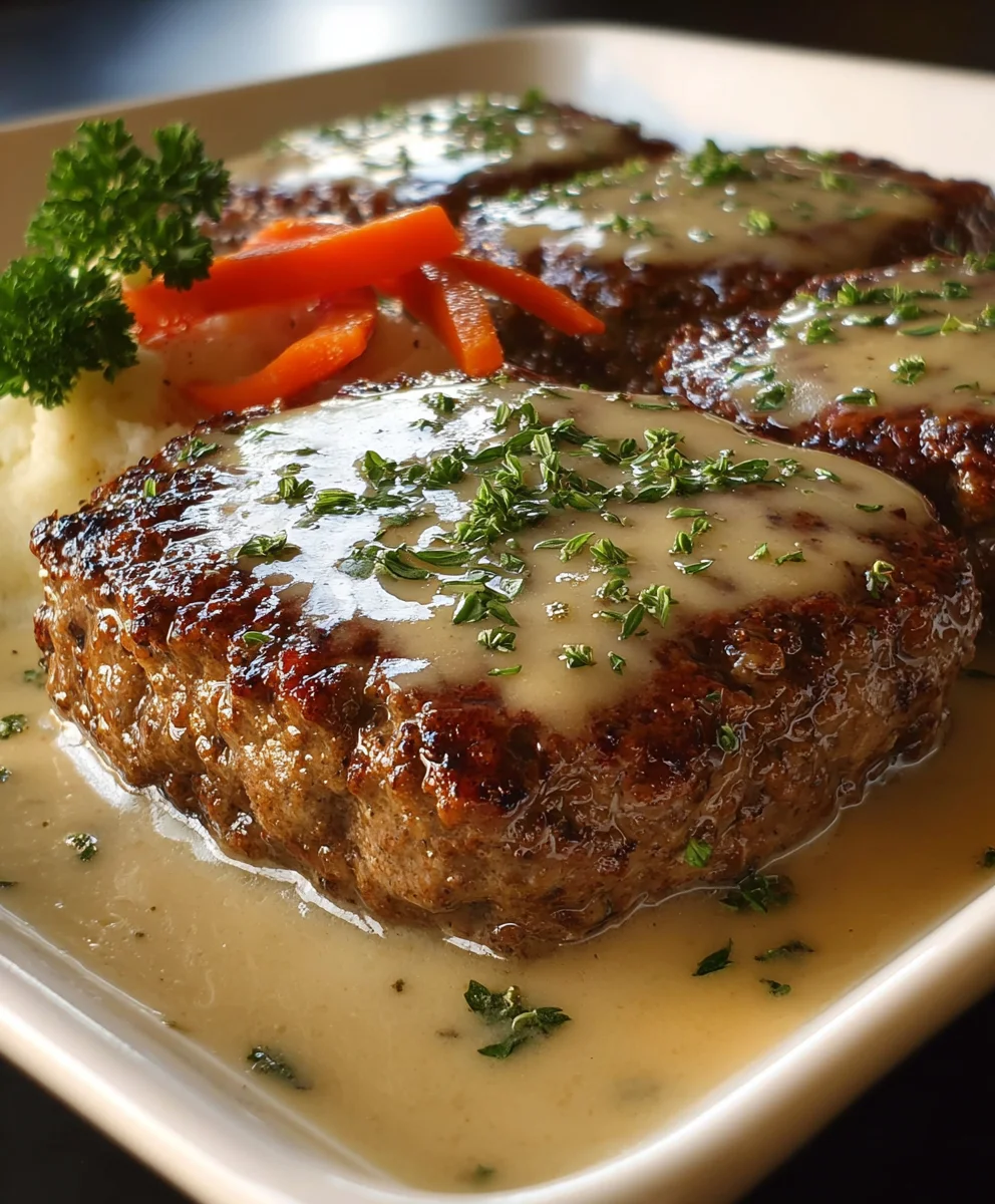 Amish Beef Beef Hamburger Steak Bake-Comfort Food