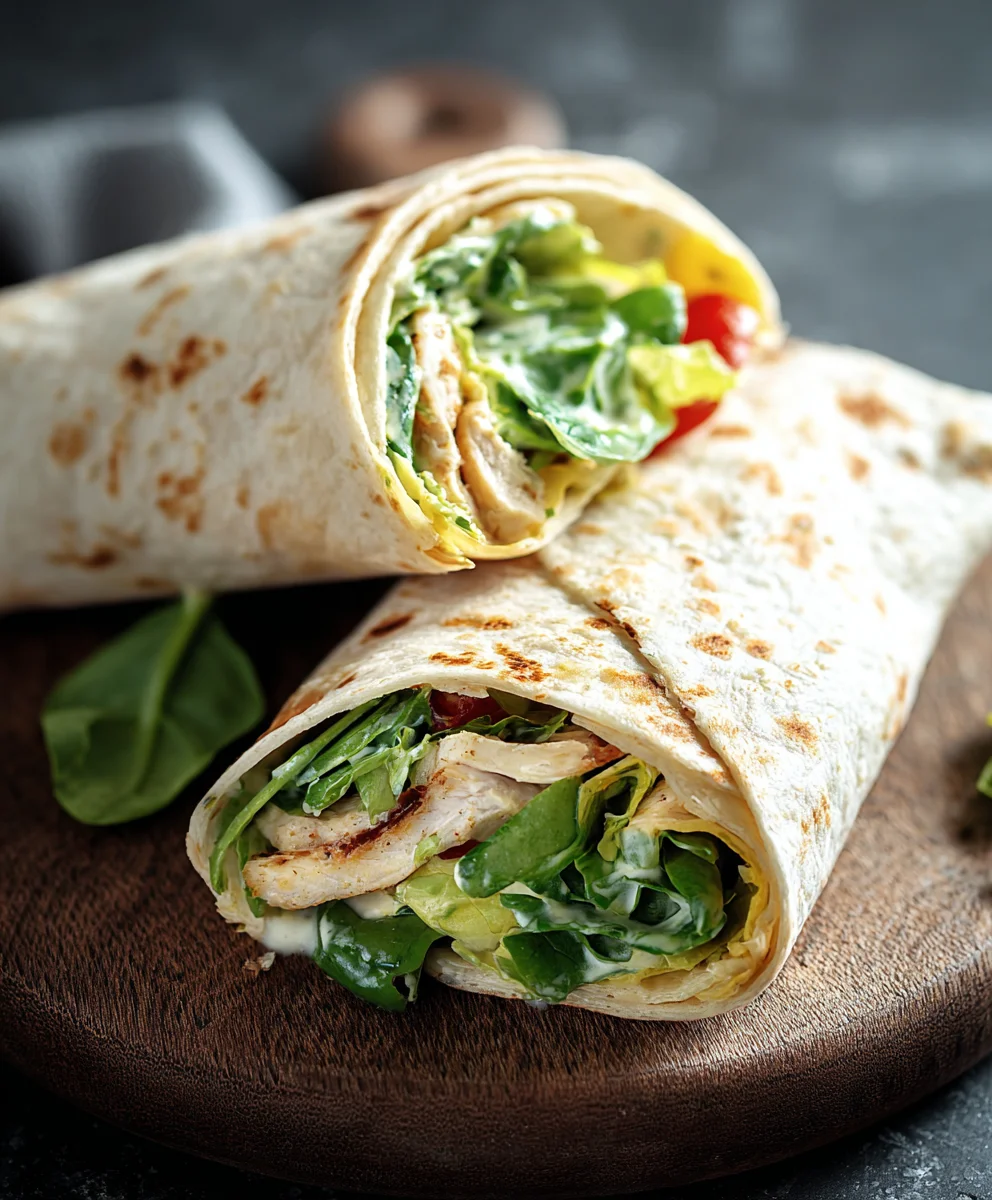Easy Tortilla Wraps for Quick Lunches