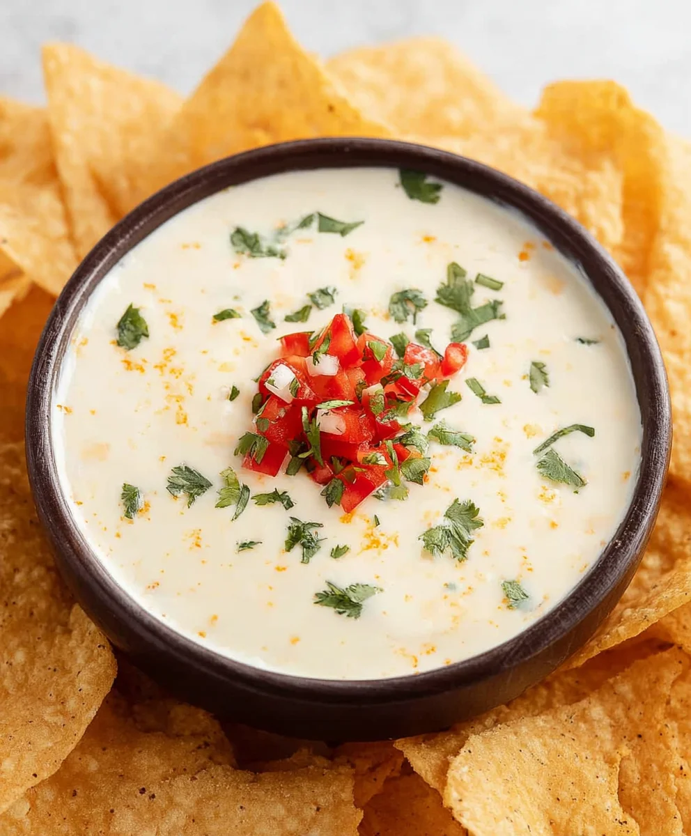 Best Mexican White Cheese Dip Recipe - Creamy & Easy