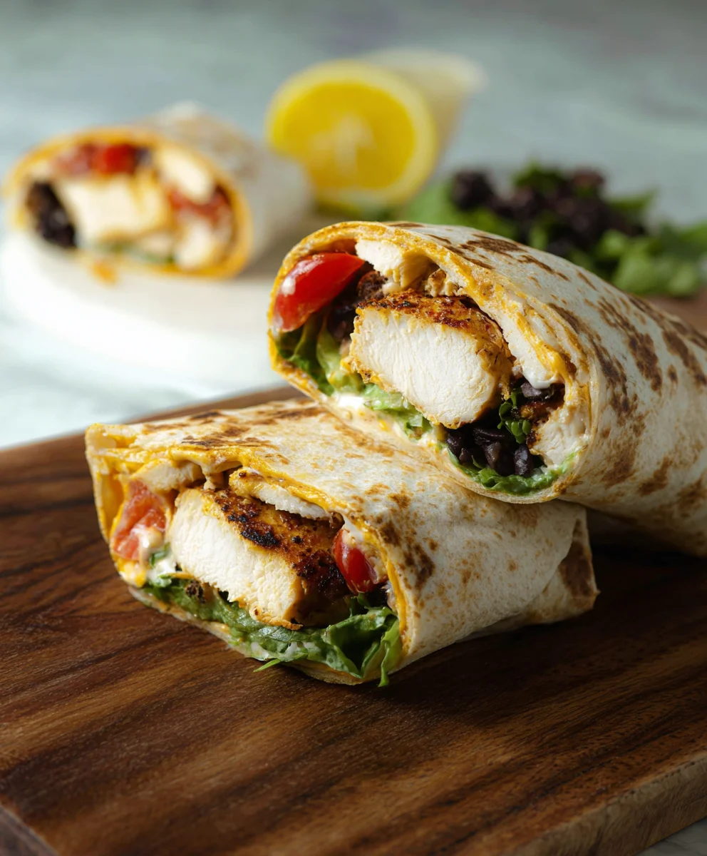 Spicy Chipotle Ranch Chicken Burrito Recipe
