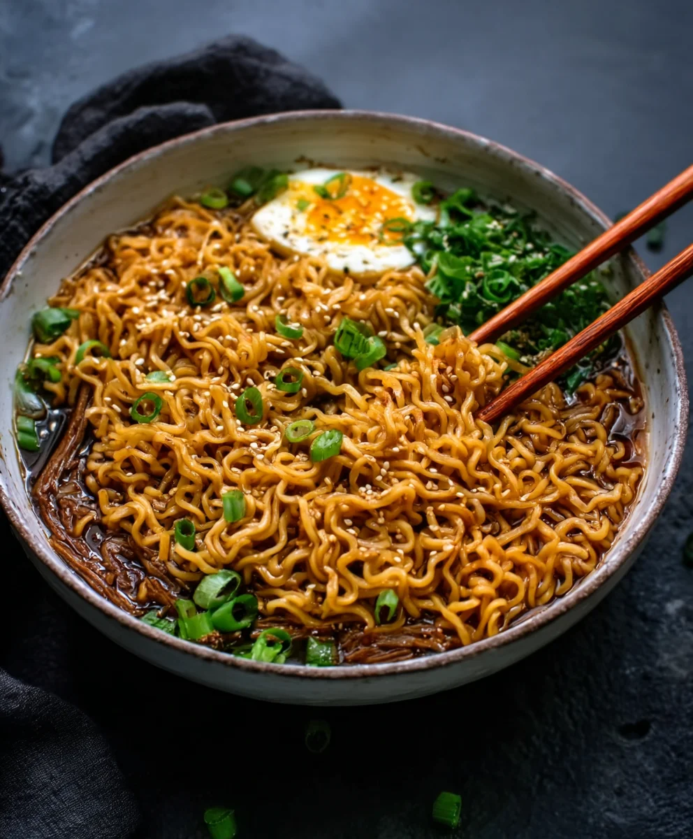 Easy Saucy Ramen Noodles-Quick Delicious Meal
