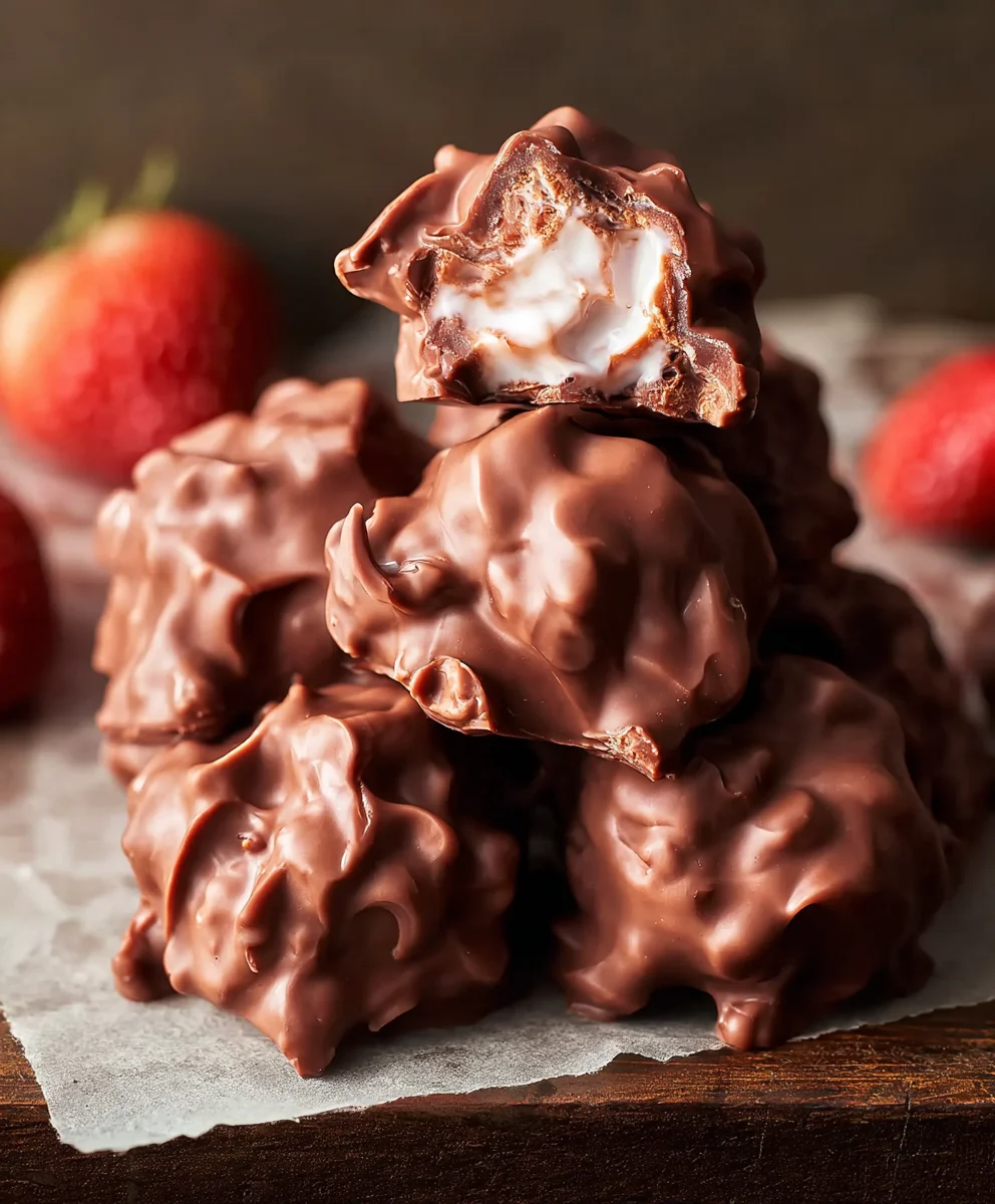 Easy Frozen Chocolate Yogurt Clusters Recipe