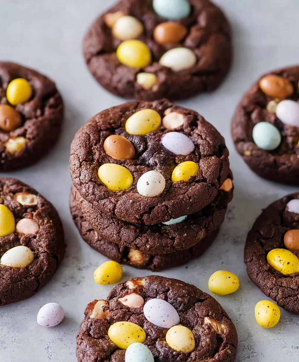 Mini Egg Brownie Cookies-Irresistible Chocolate Treat