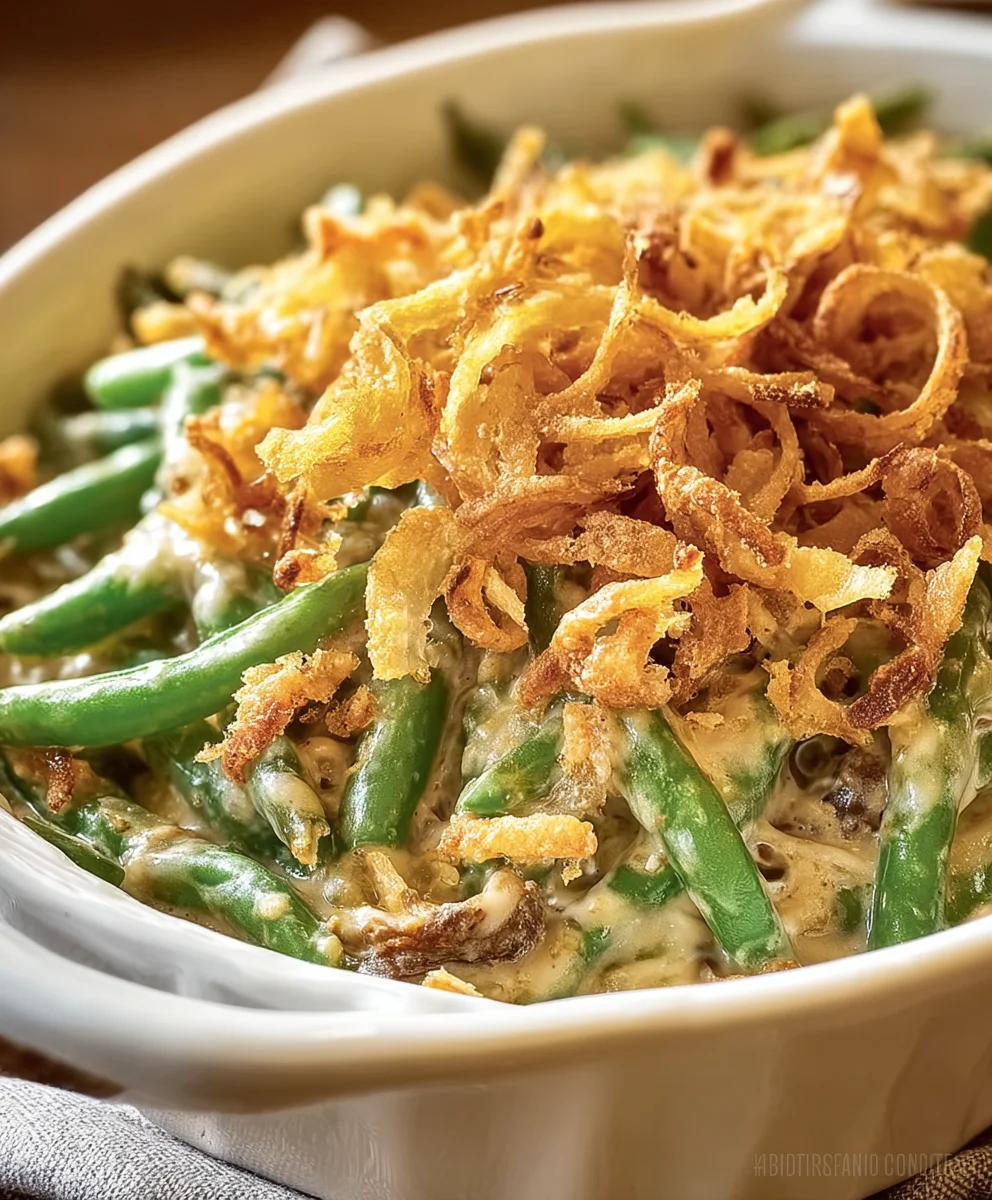 Classic Green Bean Casserole Recipe - Easy & Delicious