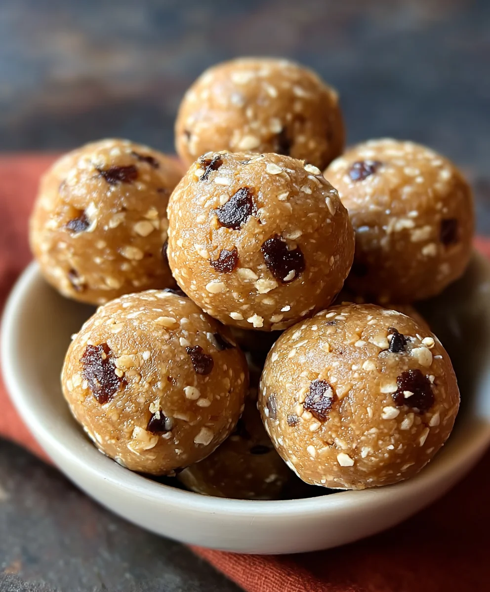 No-Bake Chickpea Cookie Bites - Easy Vegan Treat