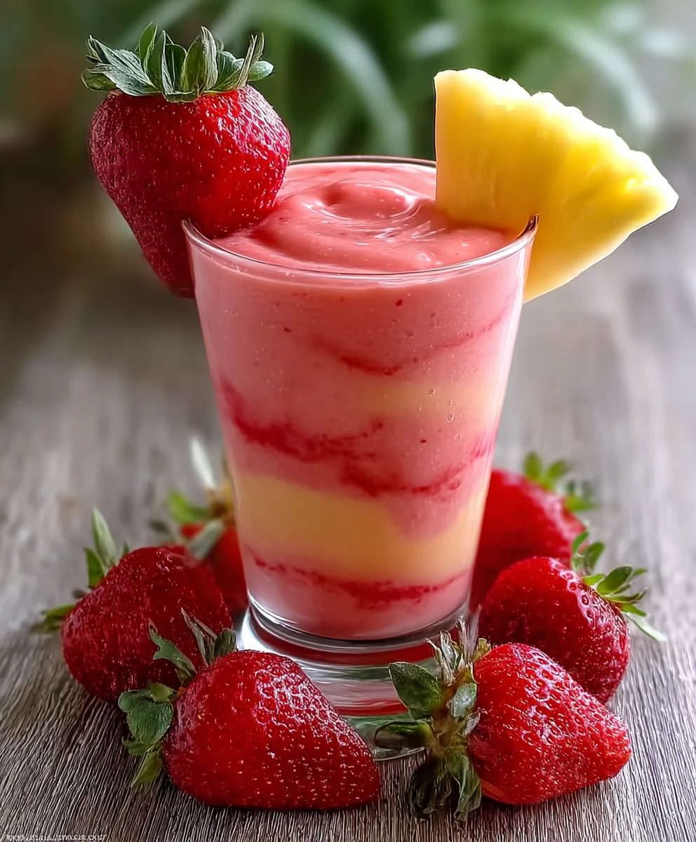 Easy Strawberry Smoothie Recipe- Delicious & Quick Drink