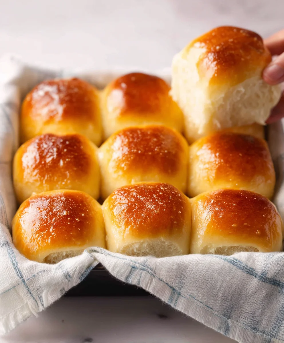 Easy Homemade Dinner Rolls-Soft Fluffy Bread Recipe