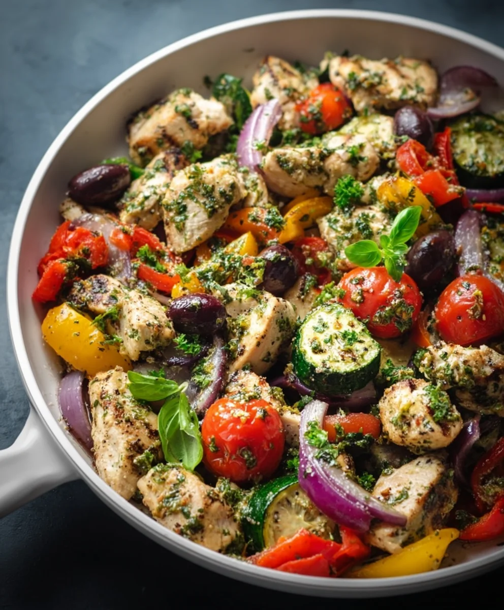 Easy Mediterranean Chicken Stir Fry - Quick & Flavorful