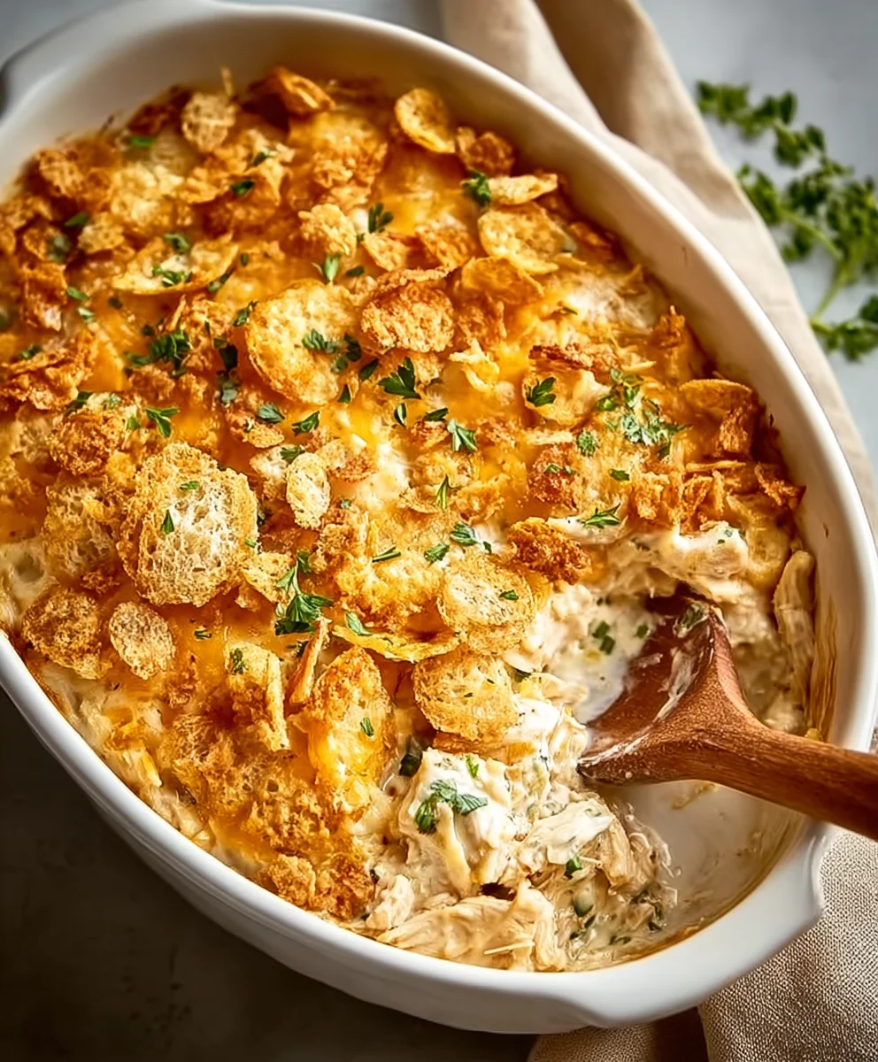 Million Dollar Chicken Casserole - Rich & Easy Recipe