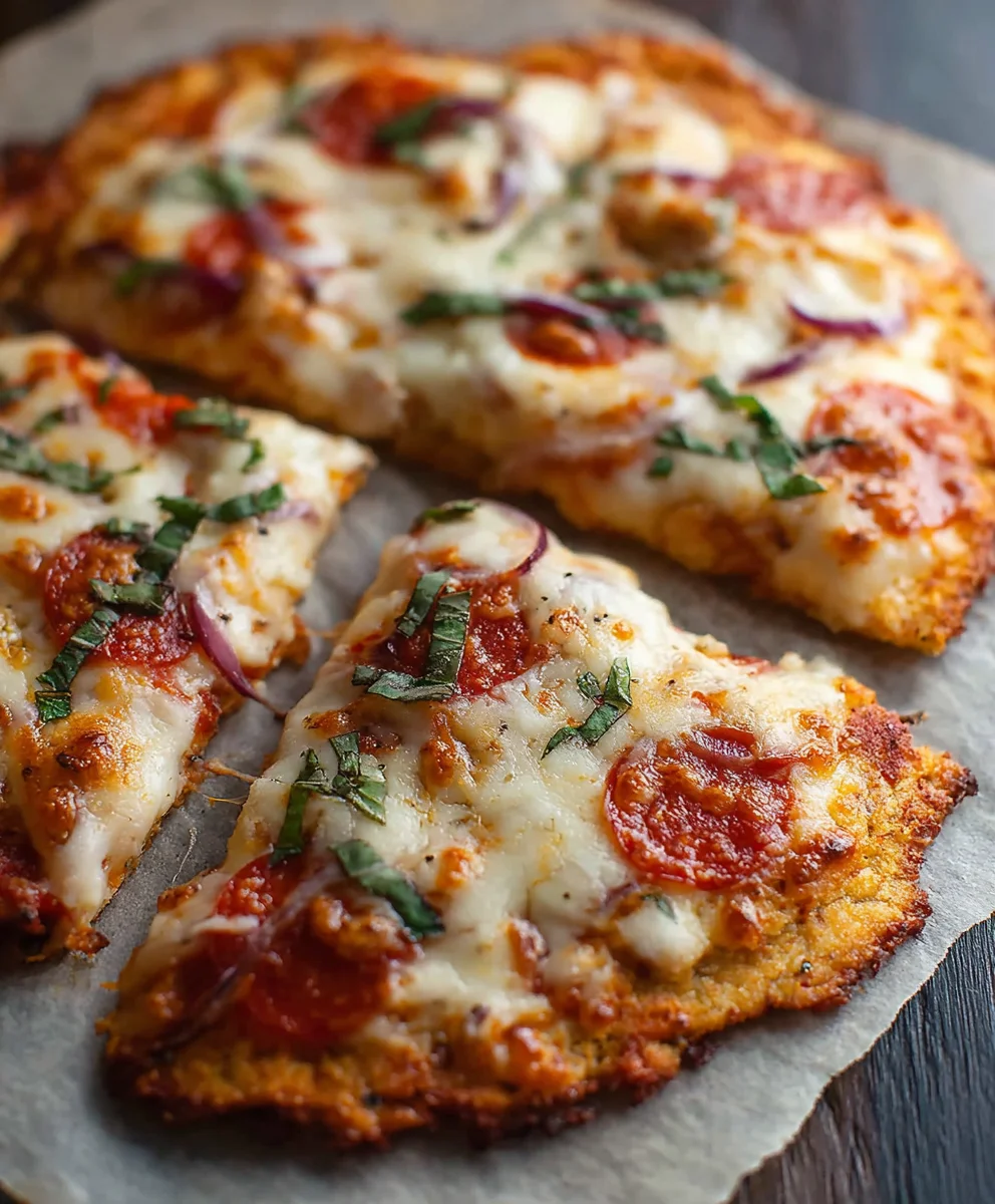 Keto Chicken Crust Pizza - Easy Low Carb Recipe