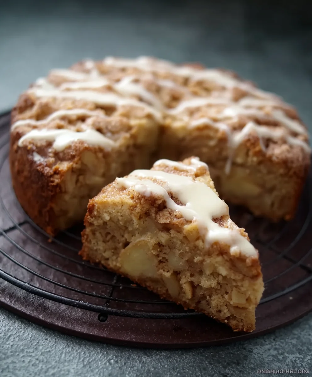 Apple Crum extractble Cake Easy Recipe - Deliciously Simple