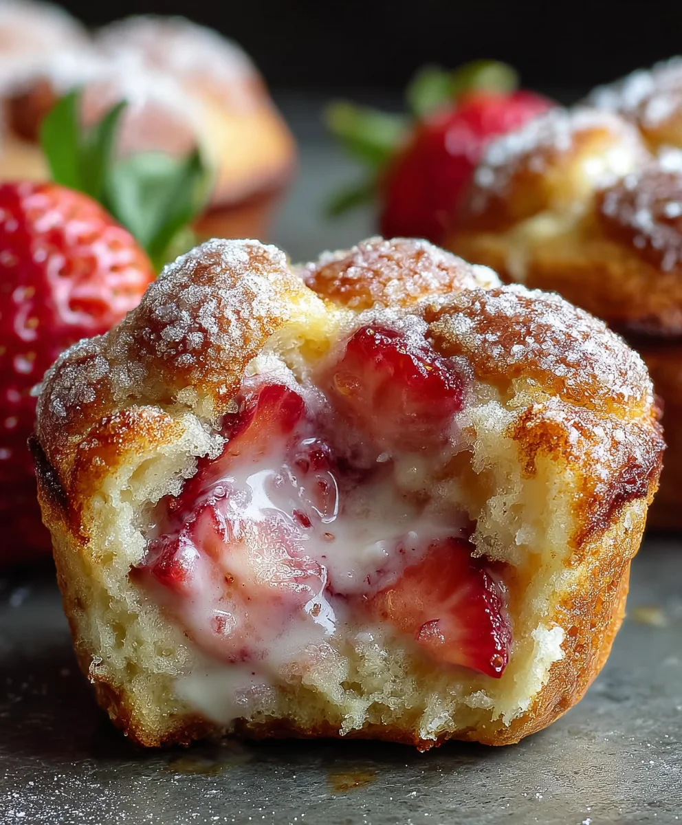 Strawberry French Toast Muffins - Easy Breakfast Treat