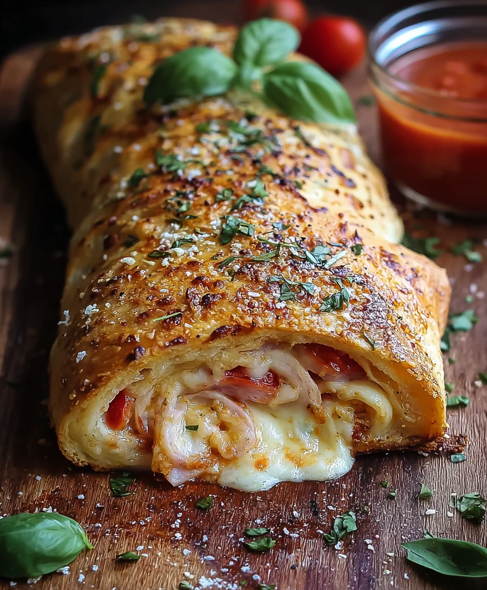 Classic Homemade Stromboli Recipe- Easy & Delicious
