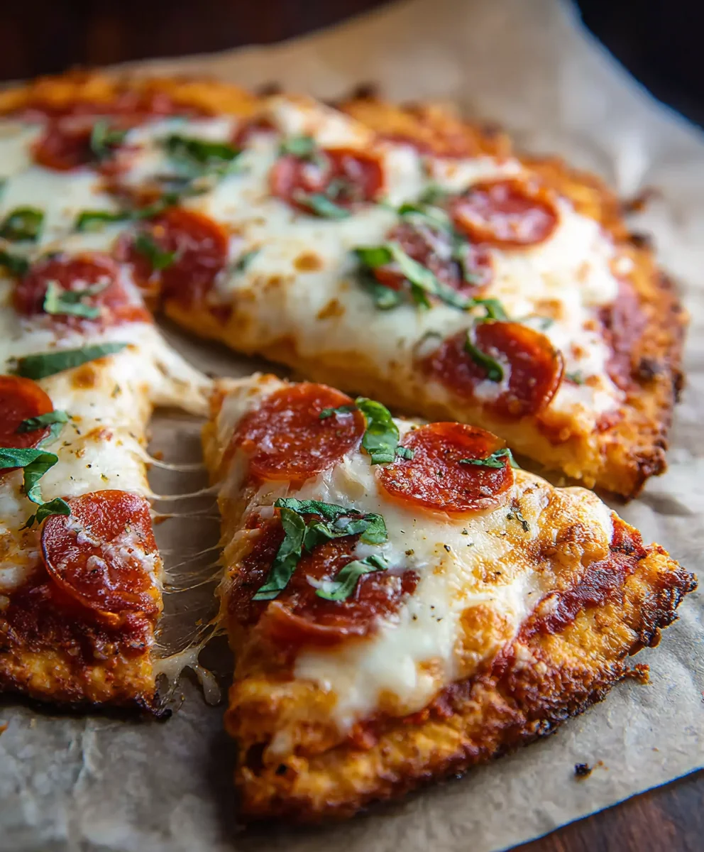 Keto Chicken Crust Pizza - Easy Low Carb Recipe