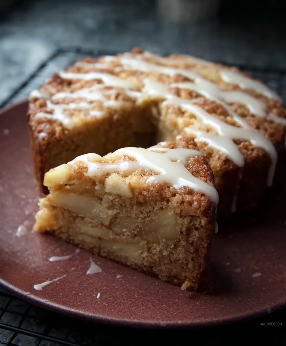 Apple Crum extractble Cake Easy Recipe - Deliciously Simple