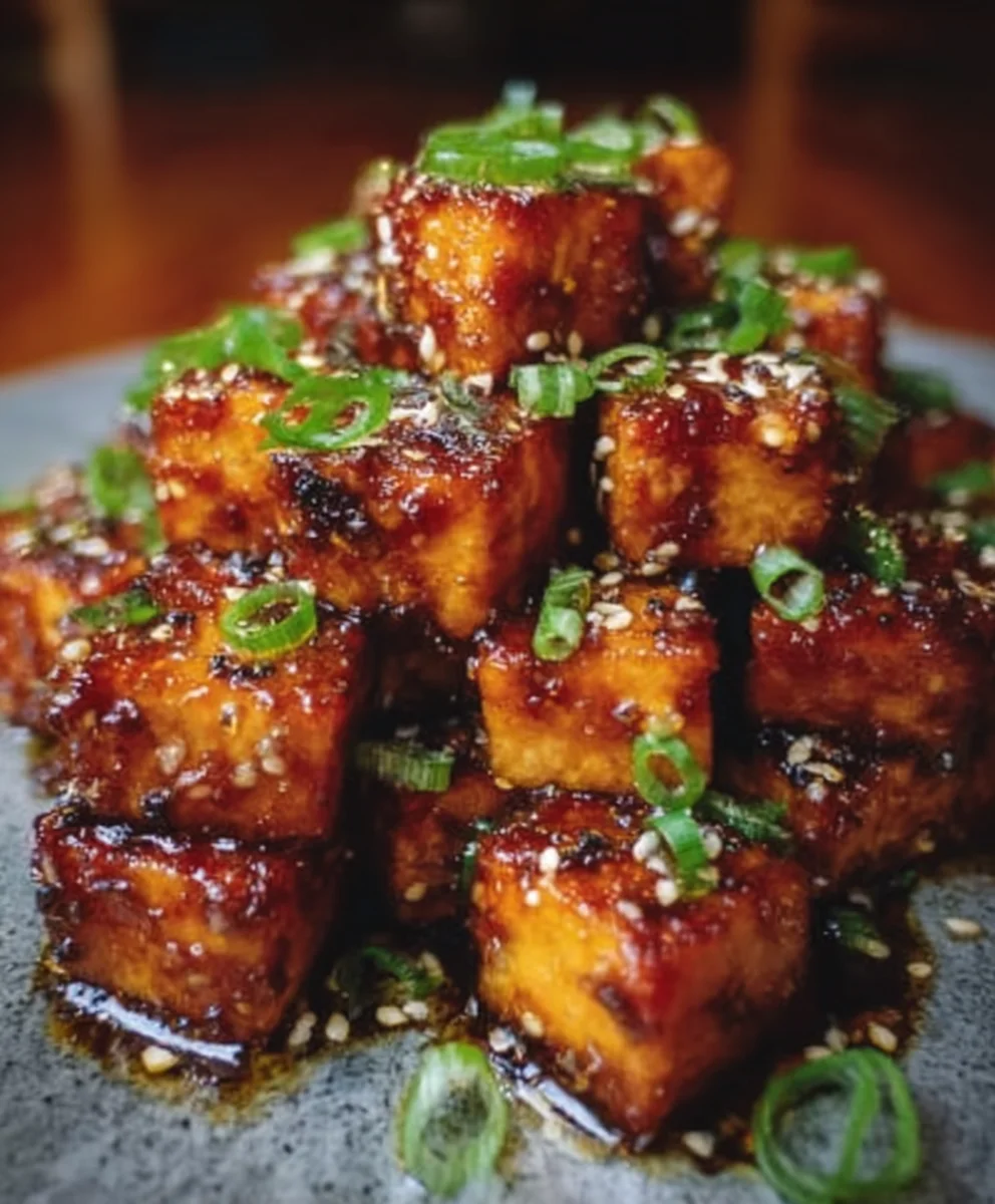 Crispy Honey Garlic Tofu-Amazingly Delicious