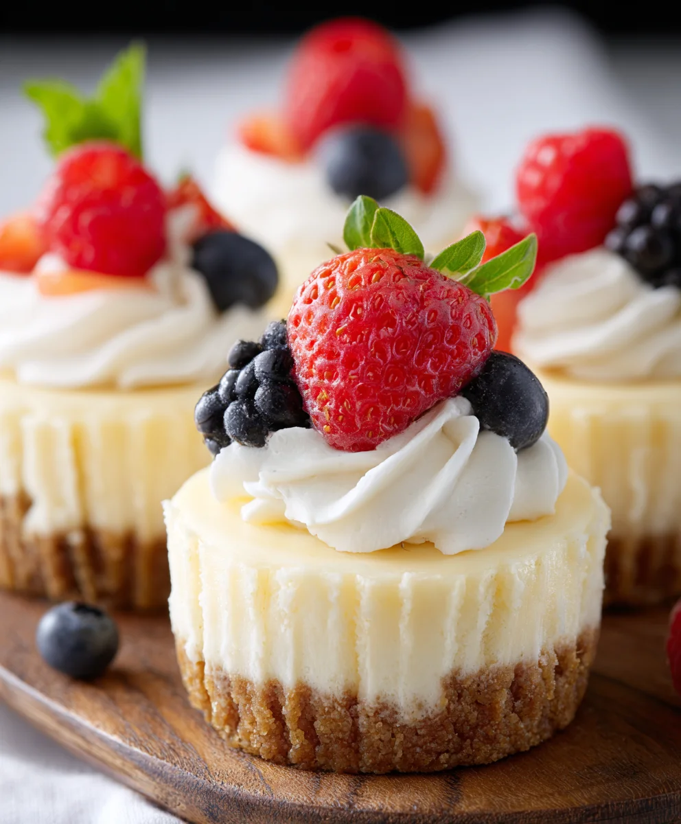 The Best Mini Cheesecakes-Perfectly Creamy & Easy