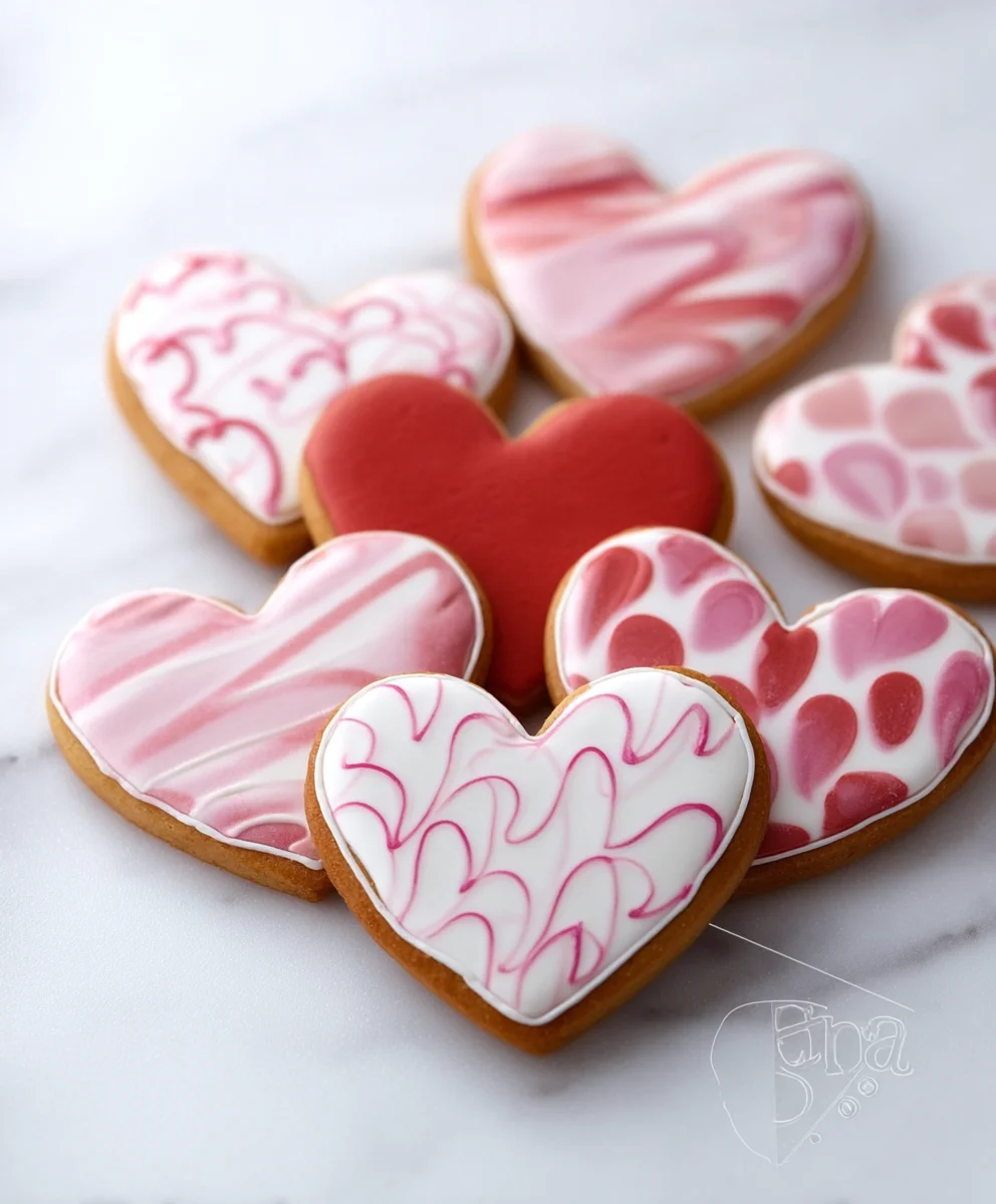 Easy Vnon-alcoholic alentine's Day Non-Non-Non-Alcoholic Alternativeic Cookies with Royal Icing