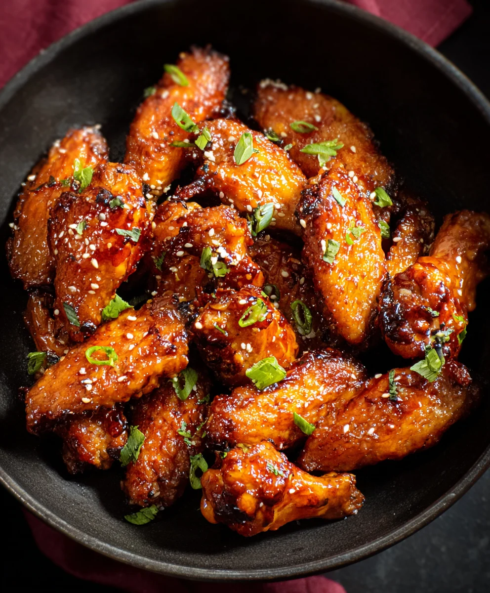 Juicy Honey Garlic Chicken Wings Recipe- Easy & Delicious
