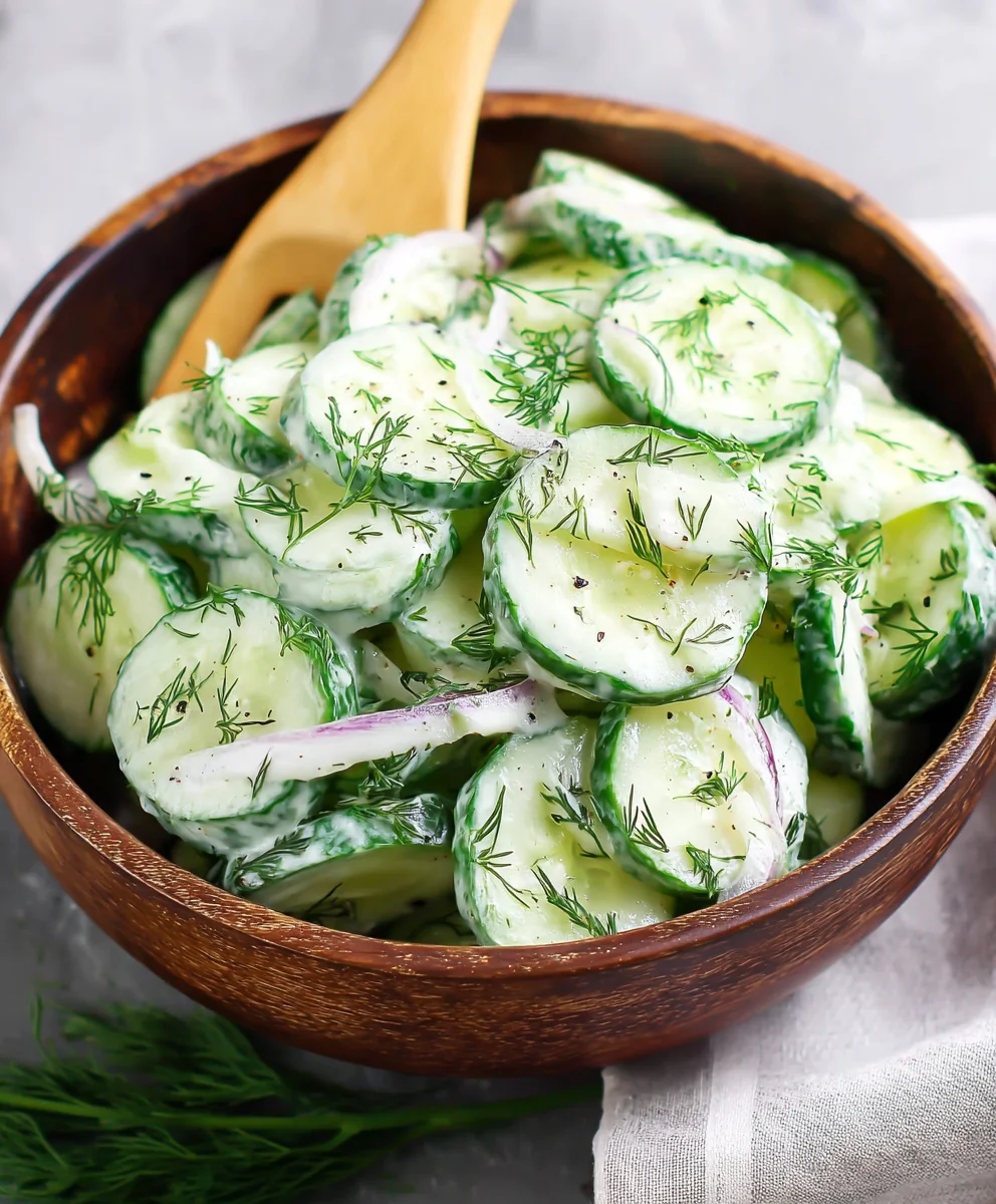 Cucumber Dill Salad Refreshing & Easy Recipe