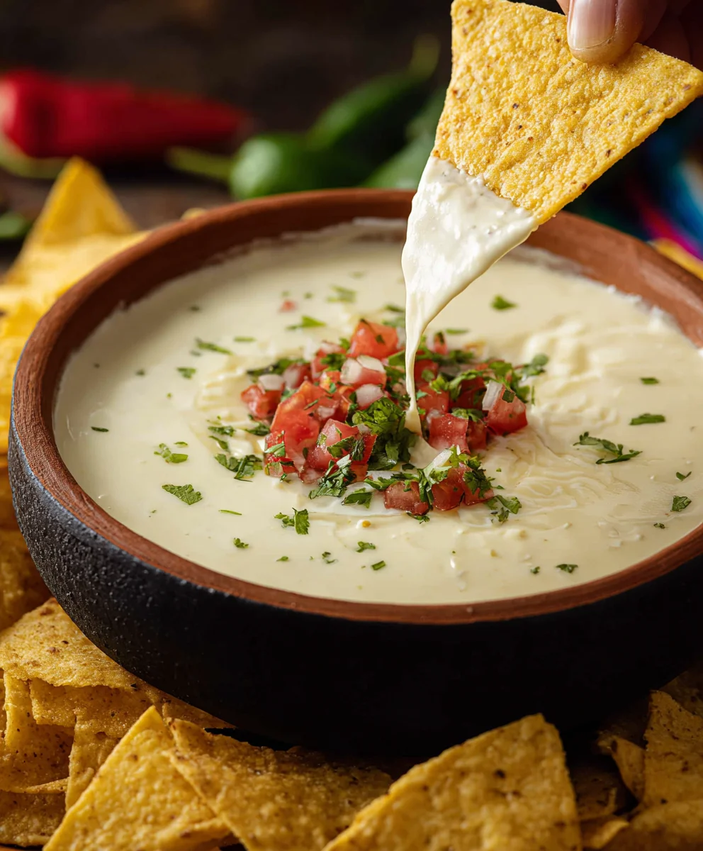 Easy Queso Blanco Cheese Dip - Creamy & Delicious