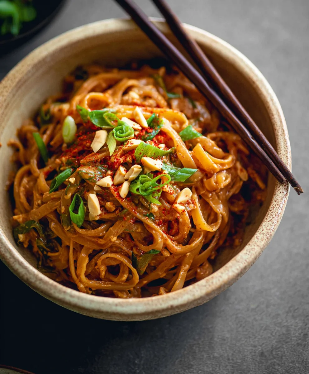 Spicy Peanut Butter Noodles- Easy & Delicious Recipe