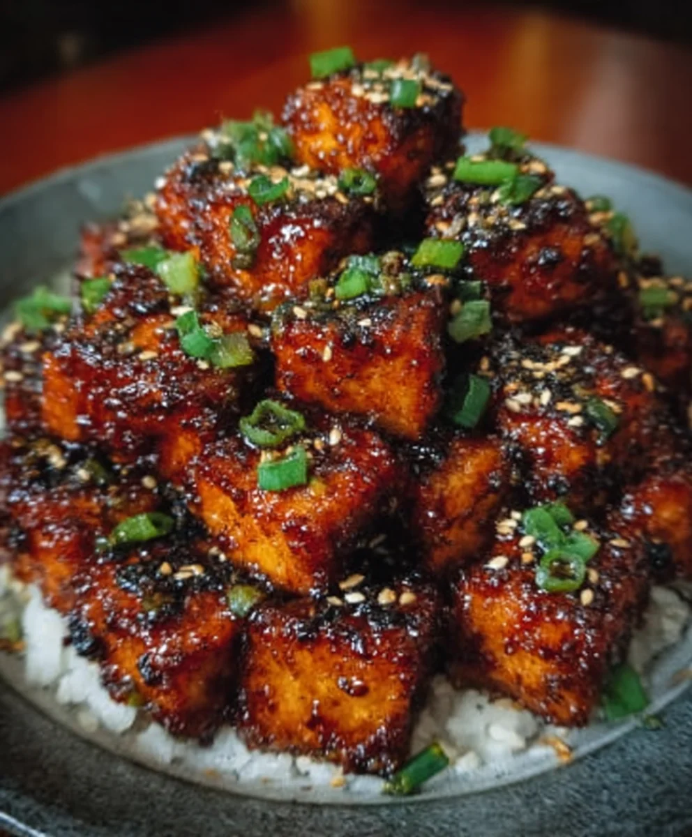 Crispy Honey Garlic Tofu-Amazingly Delicious