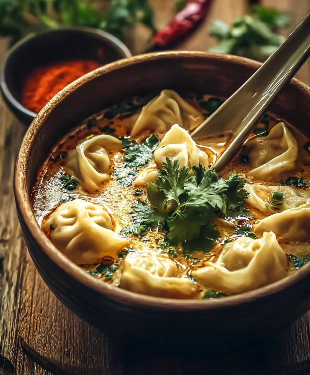 Cozy Thai Beef Potsticker Soup - Easy Comfort Food