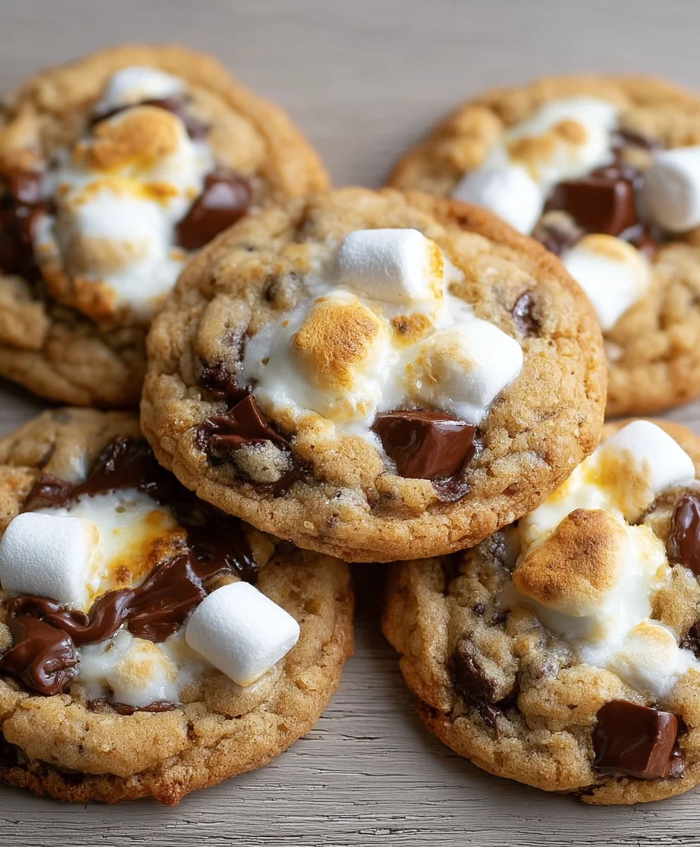 Gooey S'mores Cookies Recipe - Easy & Delicious