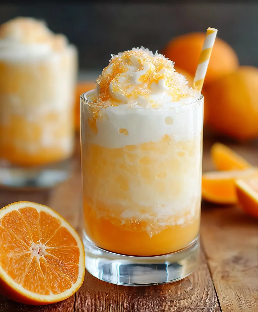 Creamsicle Dirty Soda Recipe- Creamy Orange Fizz Delight